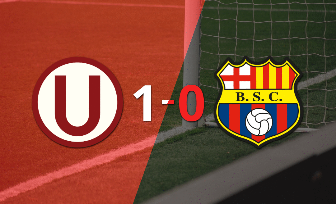 Con un solo gol, Universitario derrotó a Barcelona en el estadio Monumental de la U