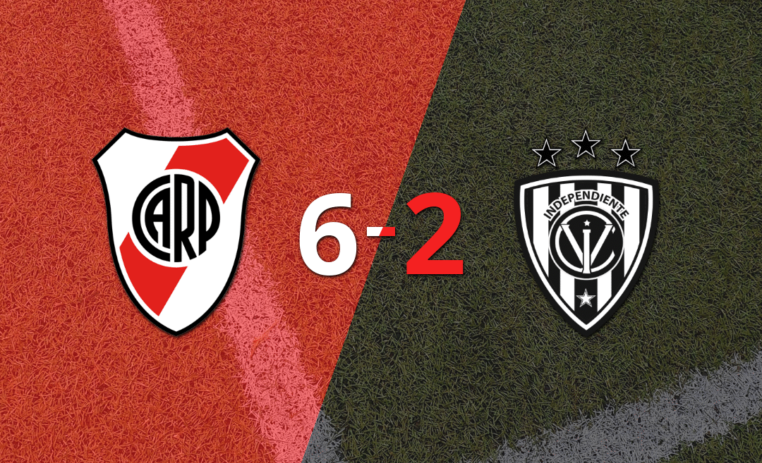 River Plate liquidó con una goleada a Independiente del Valle por 6 a 2