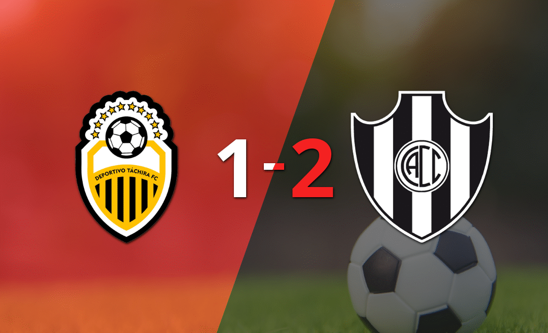 Táchira no logró superar la firmeza de Central Córdoba (SE) y cayó 2 a 1