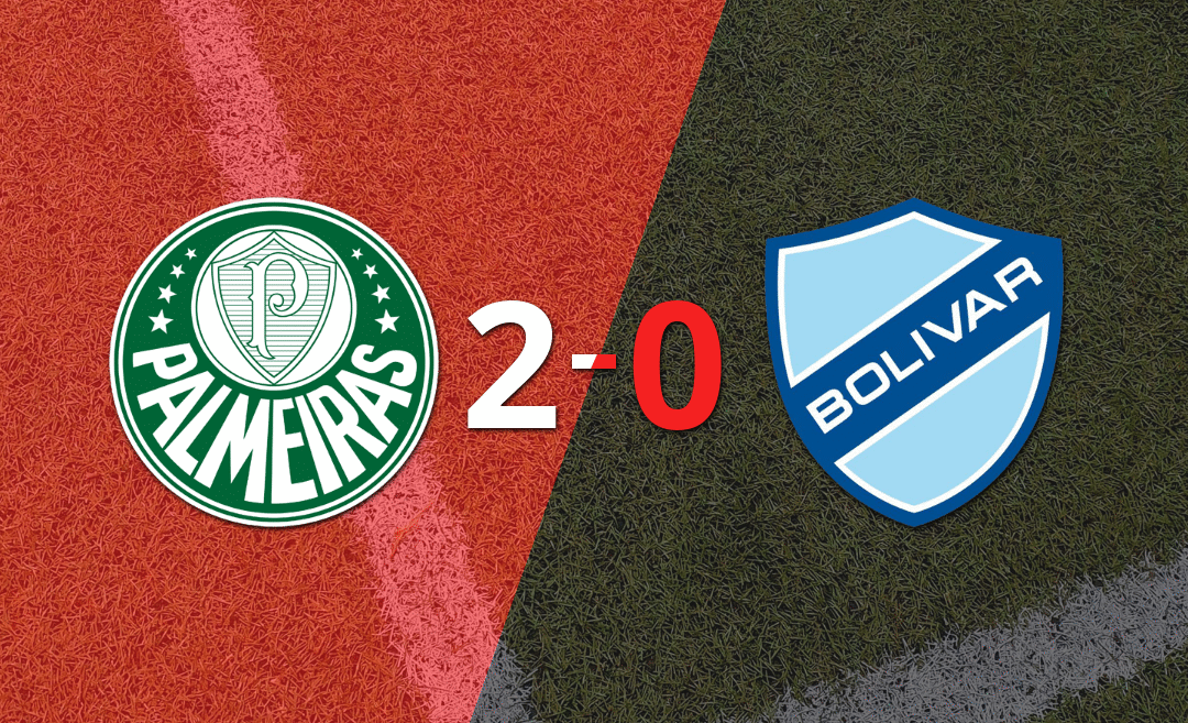 Palmeiras deja a Bolívar en cero con un triunfo 2-0