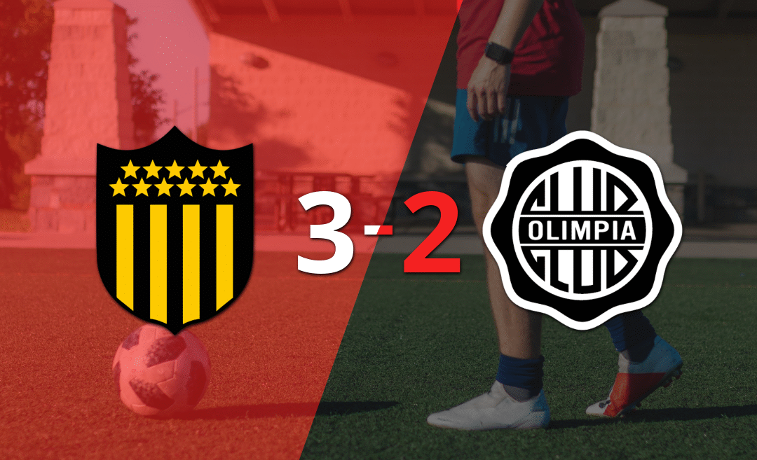 Emocionante partido termina con victoria de Peñarol 3-2 ante Olimpia