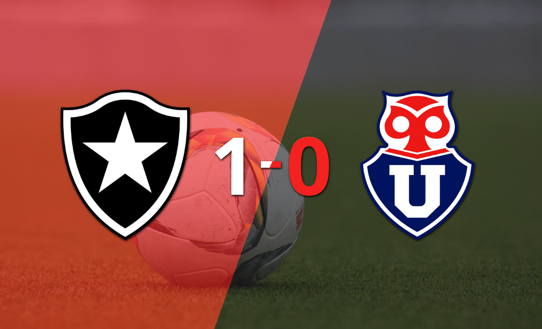 Apretada victoria de Botafogo frente a Universidad de Chile