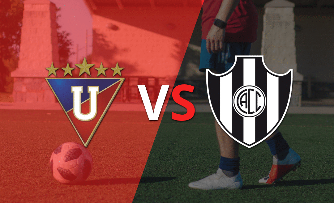 Victoria parcial deLiga de Quito sobre Central Córdoba (SE) en el estadio la Casa Blanca