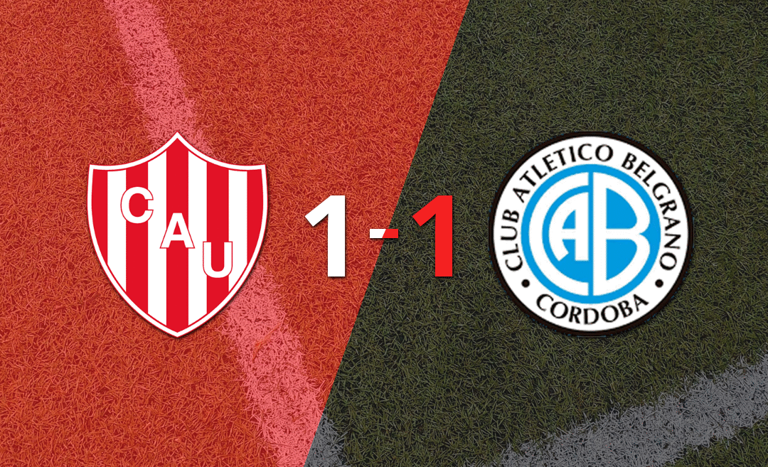 Unión y Belgrano empataron 1 a 1