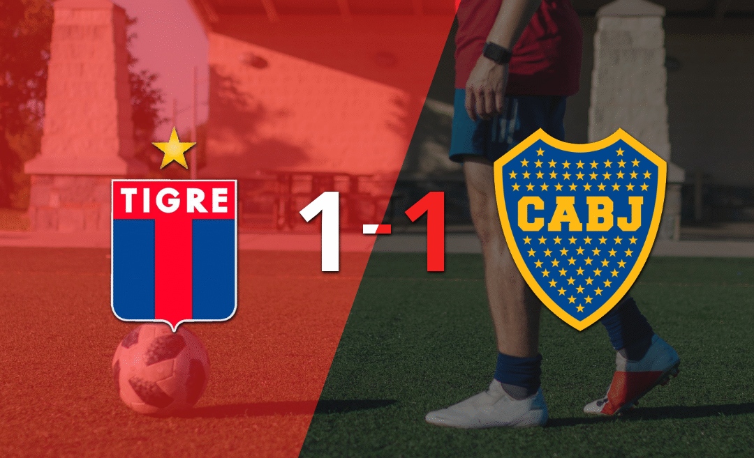 Boca Juniors empató 1-1 en su visita a Tigre