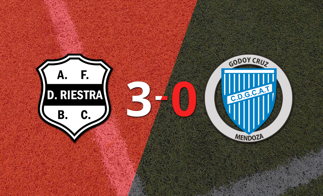 Godoy Cruz sucumbe ante Dep. Riestra en una goleada 3-0