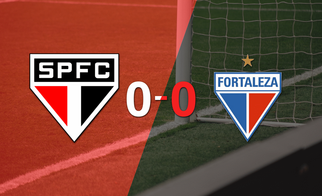 Sin goles, São Paulo y Fortaleza igualaron el partido