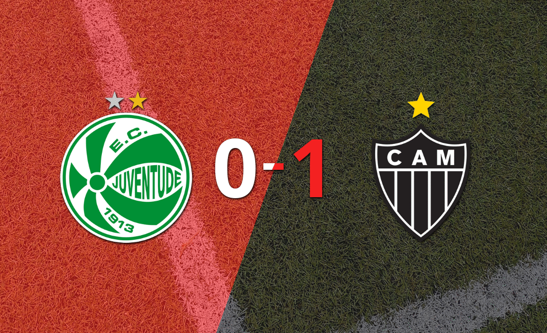 Atlético Mineiro ganó por 1-0 a Juventude con el gol de Gustavo Scarpa