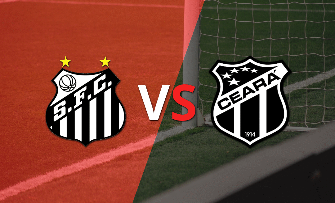 Arranca el segundo tiempo sin goles entre Santos y Ceará