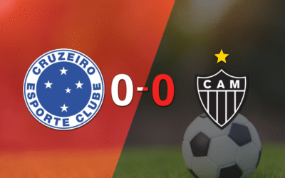 Con un empate 0-0 terminó el clásico Mineiro entre Cruzeiro y Atlético Mineiro