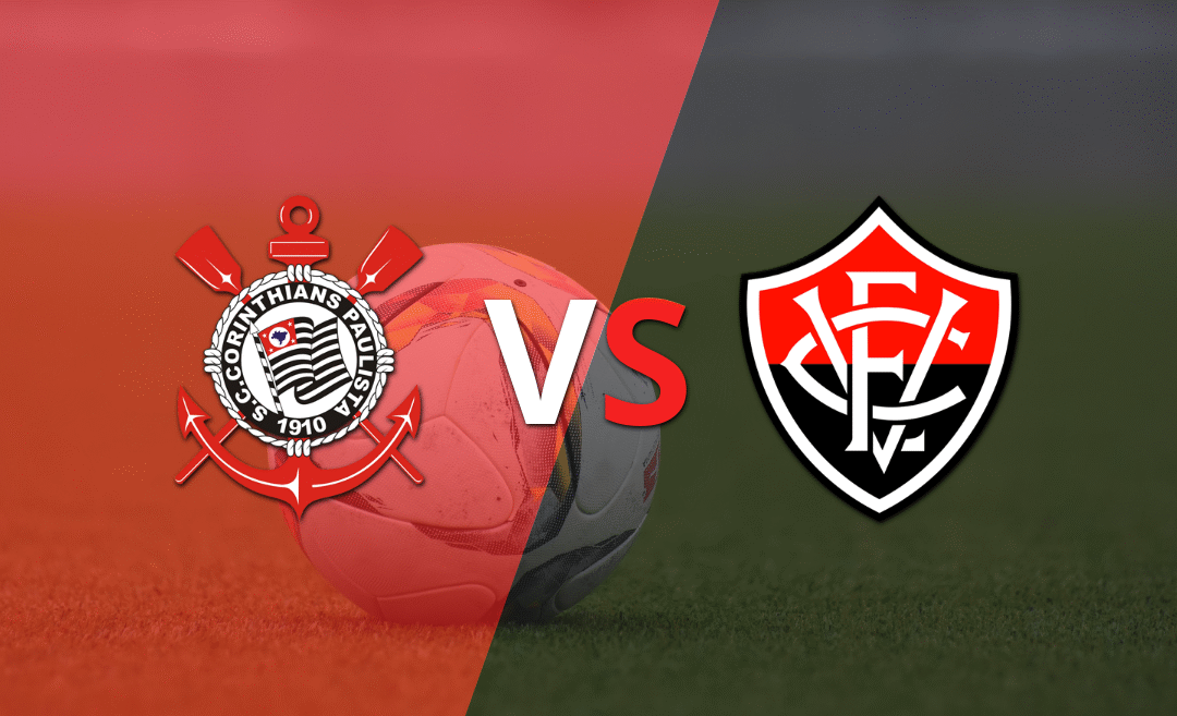 Corinthians y Vitória  empatan 0-0 y se van al entretiempo
