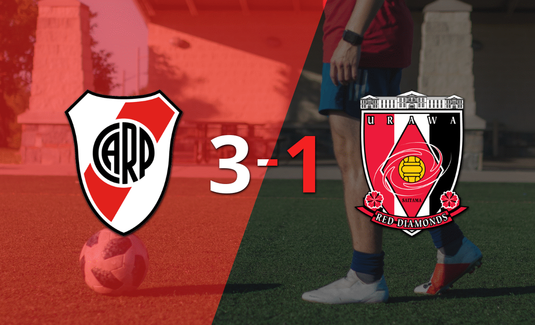 Contundente victoria de River Plate sobre Urawa