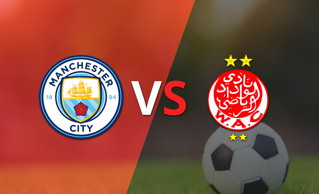 ¡Ya se juega la etapa complementaria! Manchester City vence a Wydad Casablanca por 2-0
