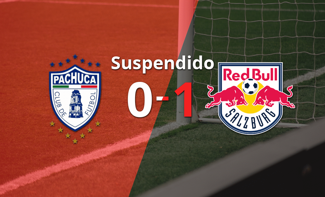 Se ha suspendido el partido entre Red Bull Salzburgo y Pachuca