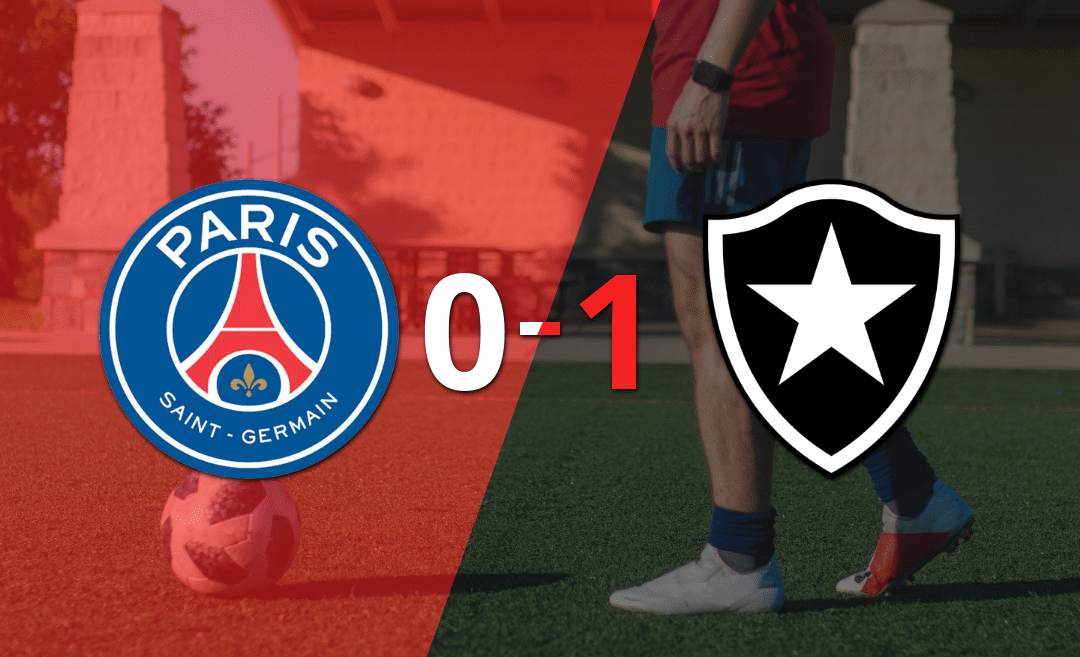 Solitario gol le da triunfo 1-0 a Botafogo sobre PSG