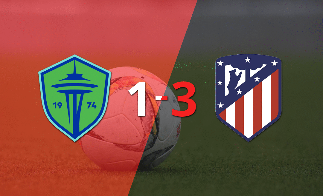Pablo Barrios sentenció el triunfo de Atlético de Madrid ante Seattle Sounders con doblete