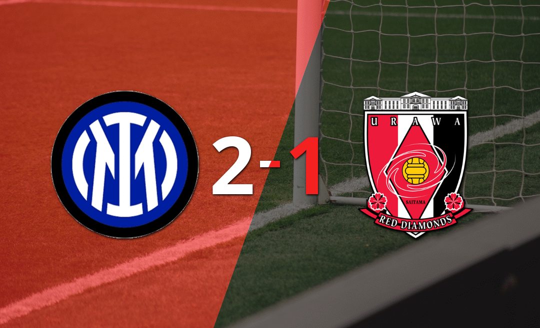 Inter lo dio vuelta ante Urawa y venció por 2 a 1 con gol agónico
