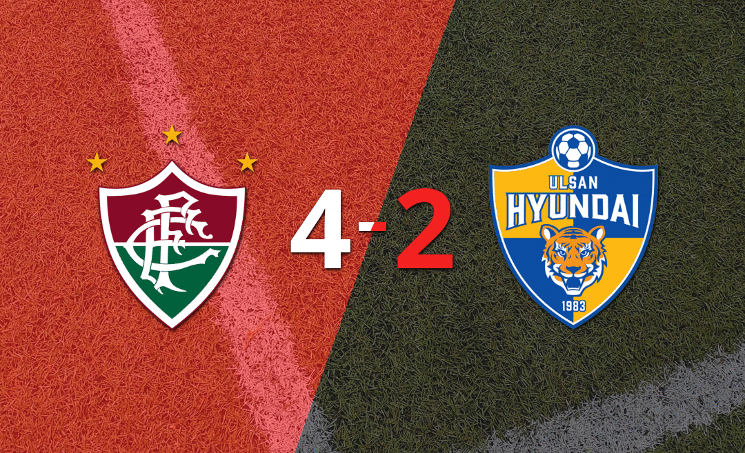 Fluminense dio el golpe y le ganó a Ulsan Hyundai por 4-2
