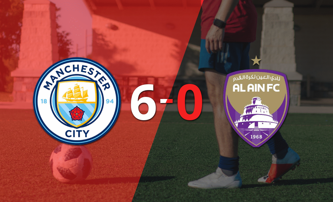 Manchester City derrotó sin complicaciones a Al-Ain con doblete de Ilkay Gündogan
