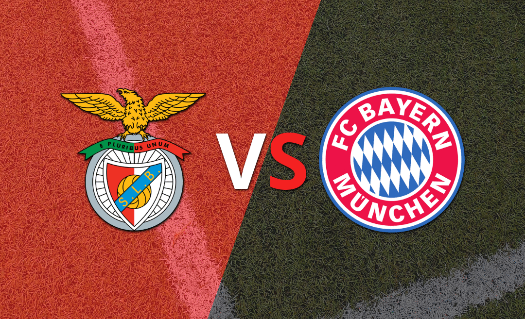 Inicia el partido entre Benfica y Bayern Múnich
