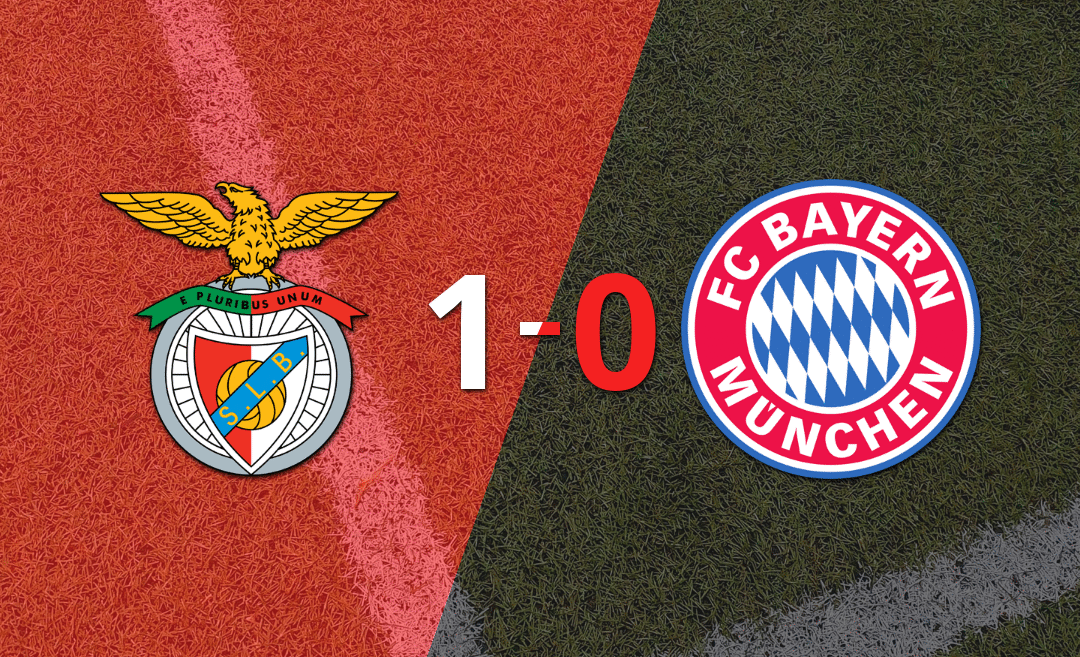 Benfica le ganó 1-0 a Bayern Múnich
