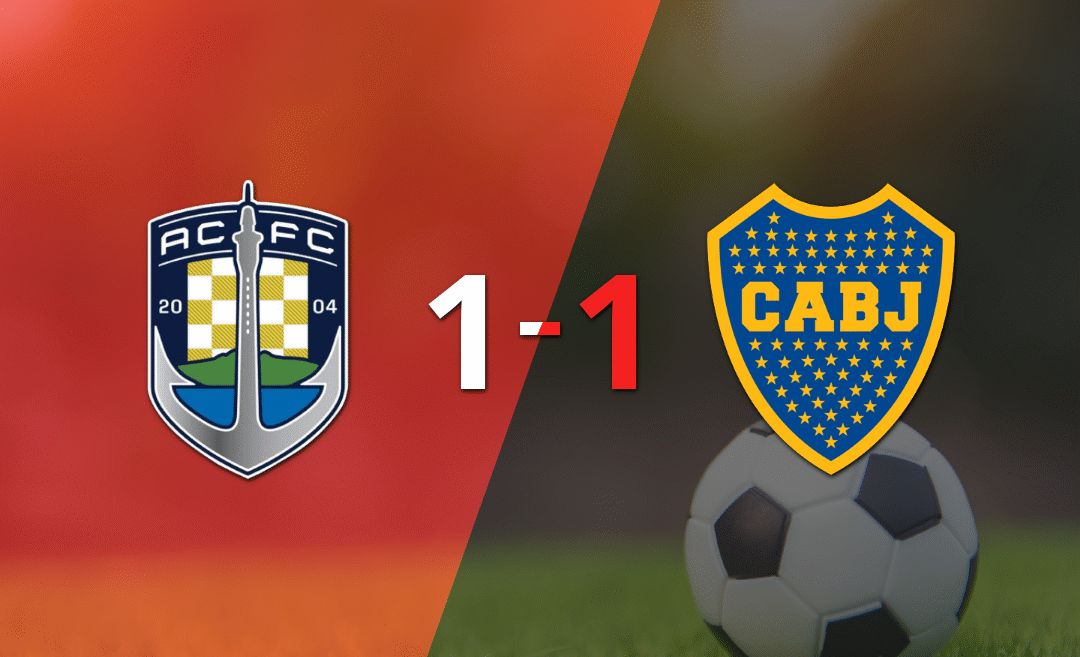 Auckland City resolvió su juego de la fecha 3 del grupo C con un empate 1-1 frente a Boca Juniors
