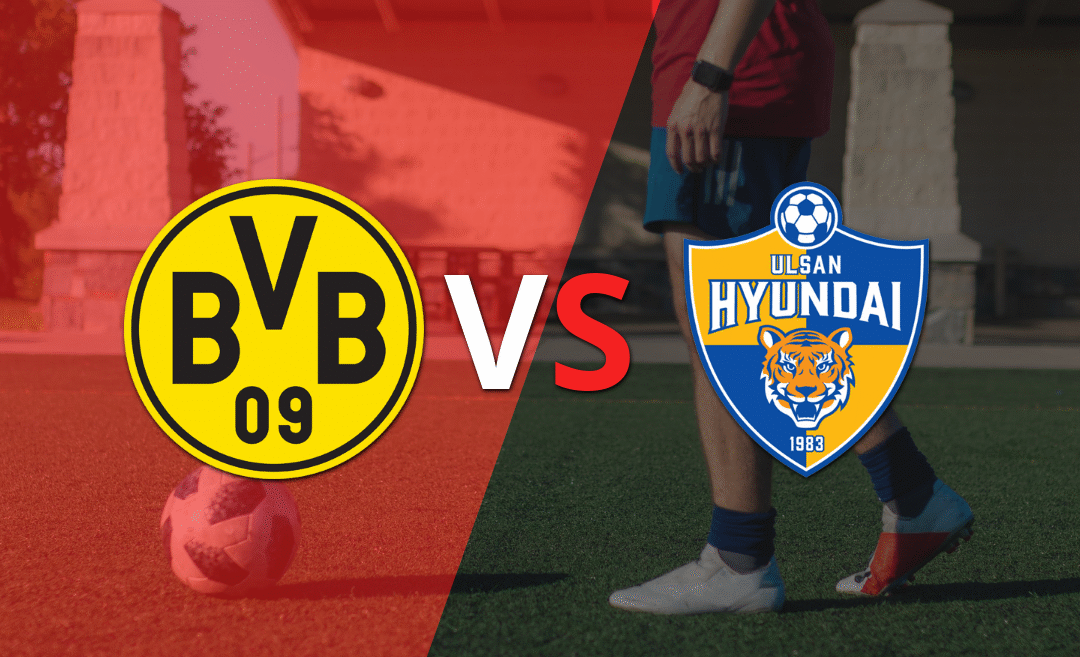 Borussia Dortmund arranca la etapa complementaria con ventaja frente a Ulsan Hyundai