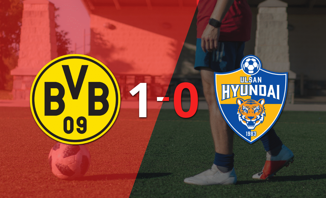 A Borussia Dortmund le alcanzó con un gol para derrotar a Ulsan Hyundai en el TQL Stadium