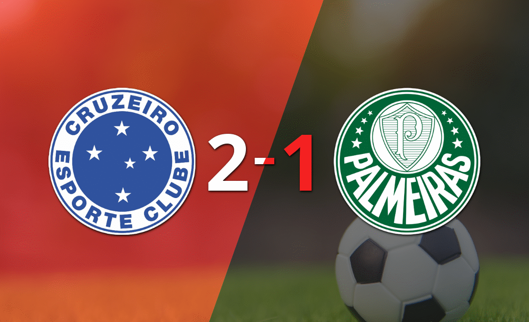 Doblete de Kaio Jorge guió el triunfo de Cruzeiro sobre Palmeiras