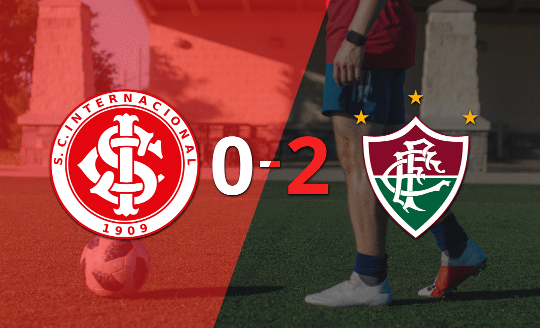 Internacional no pudo ante la contundencia de Fluminense y perdió por 2 a 0