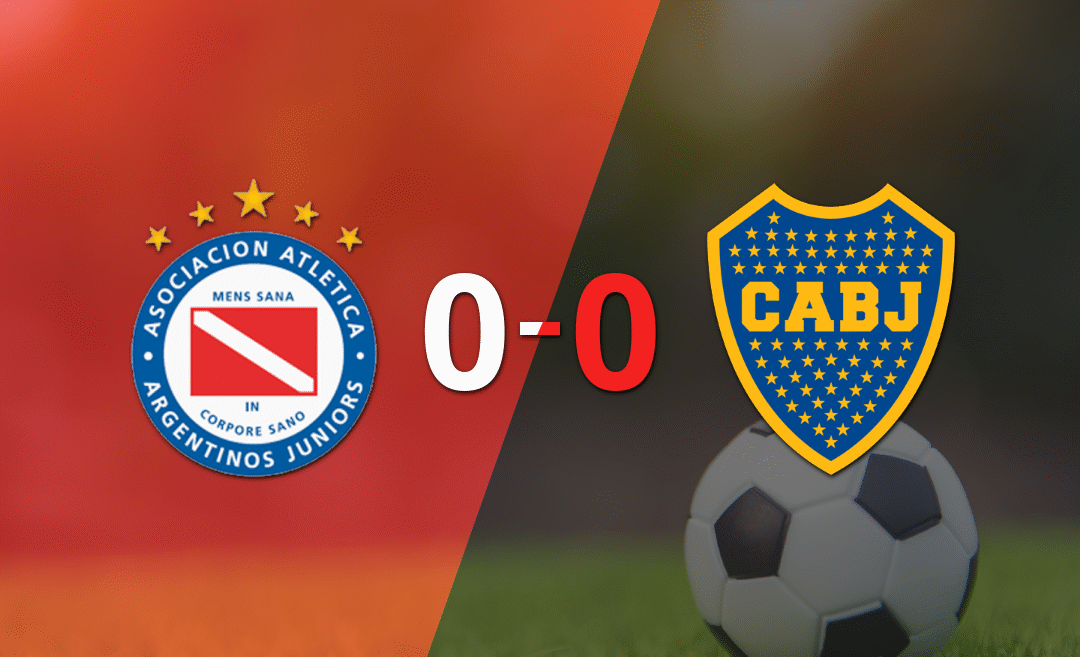Argentinos Juniors y Boca Juniors empataron sin goles