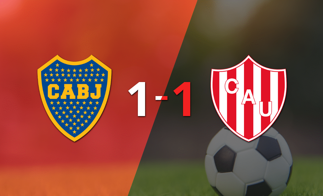 Empate a uno entre Boca Juniors y Unión