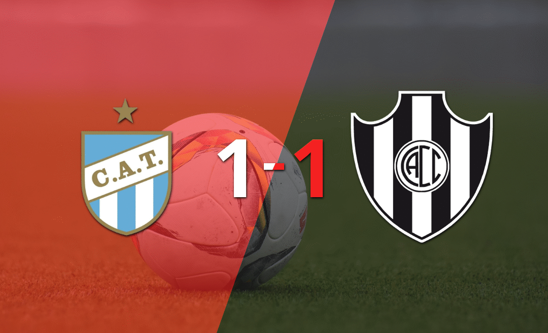 Reparto de puntos en el empate a uno entre Atlético Tucumán y Central Córdoba (SE)