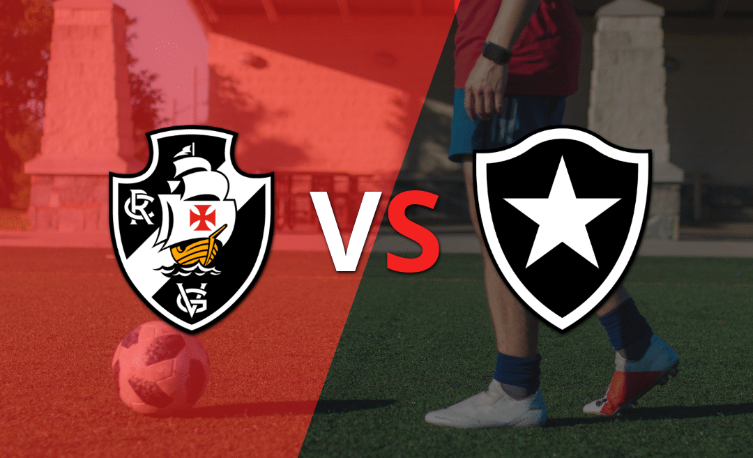 Sin goles se van al entretiempo Botafogo y Vasco da Gama