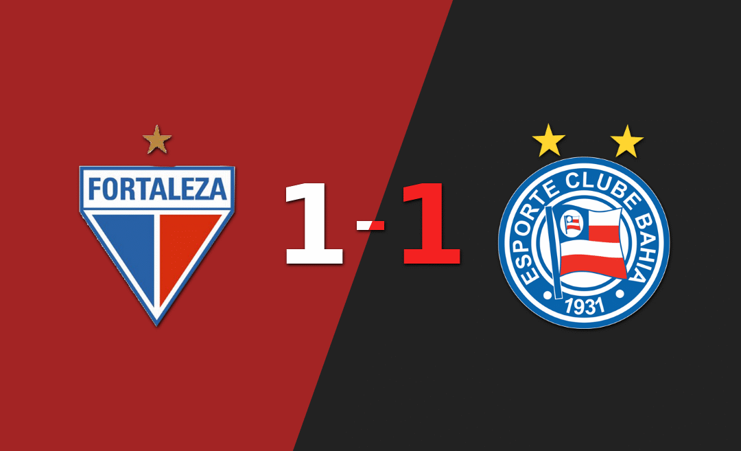 Fortaleza logró sacar el empate de local frente a Bahia