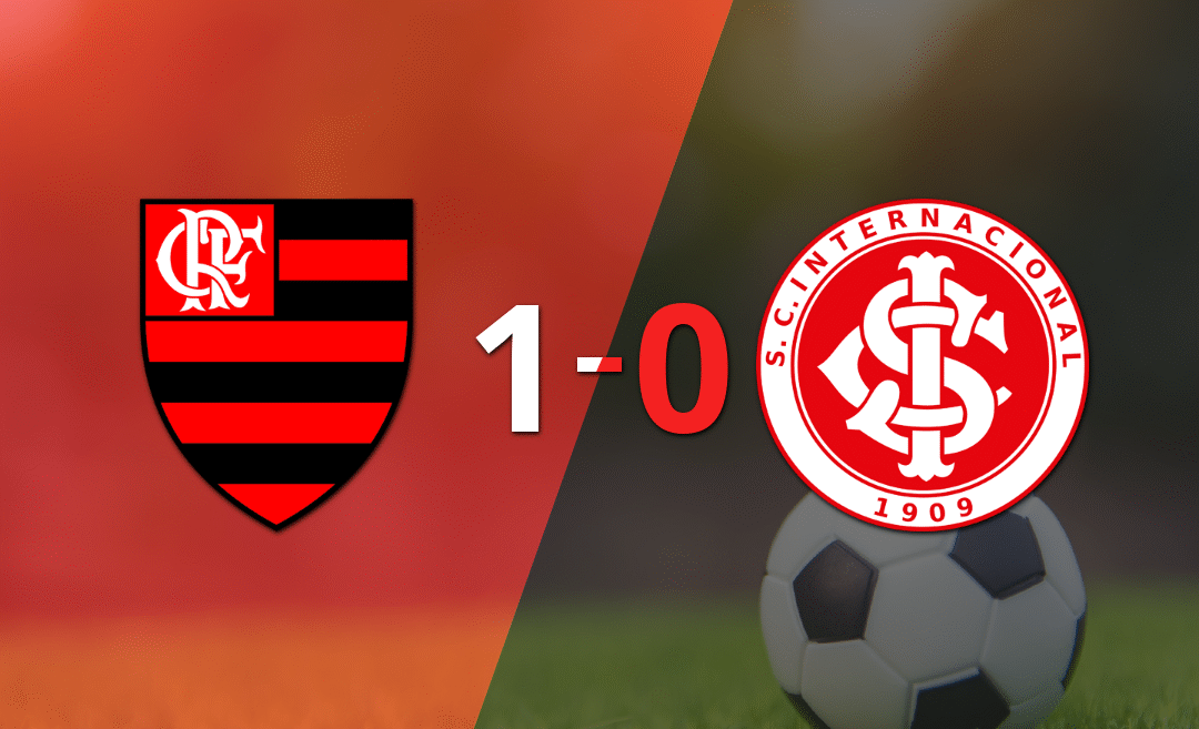 Flamengo venció a Internacional en el duelo de ida
