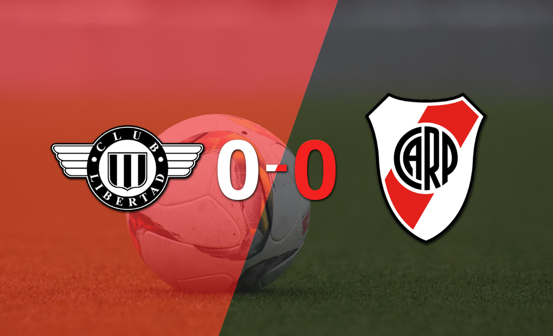 Libertad y River Plate empataron y se define todo a la vuelta