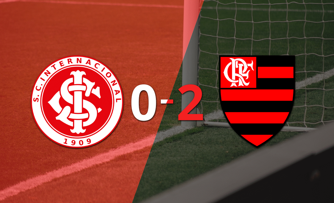 Flamengo clasificó al vencer 2-0 a Internacional