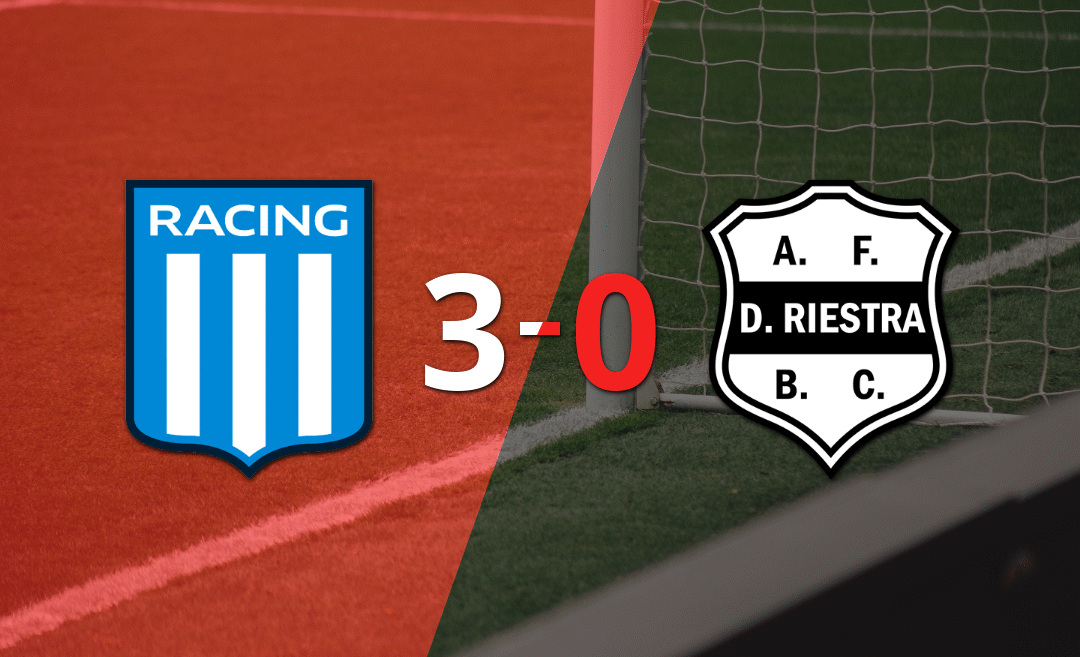 Racing Club se impuso ante Dep. Riestra y clasifica a Cuartos de Final