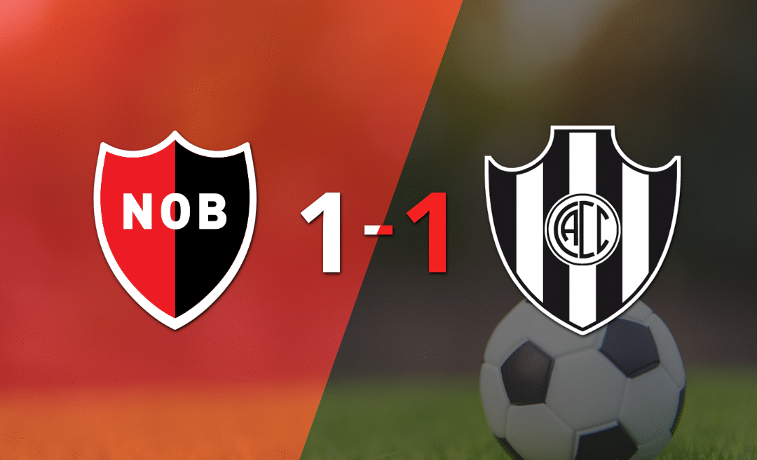 Central Córdoba (SE) saca agónico empate ante Newell`s con gol de Gastón Verón