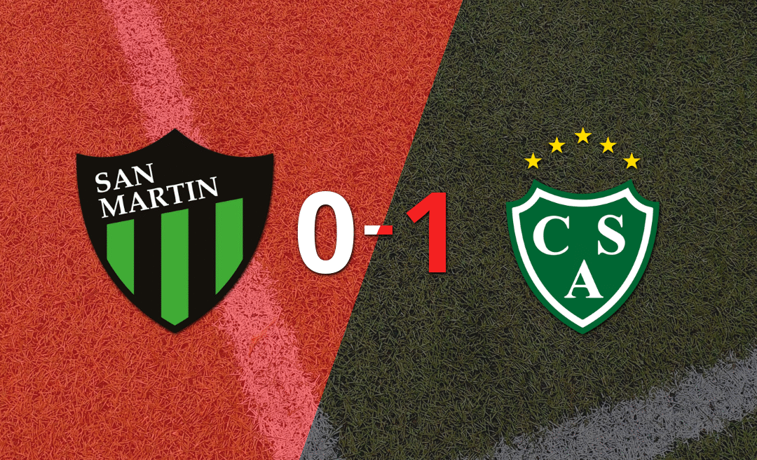 Con gol de Gastón González, Sarmiento se impuso 1 a 0 ante San Martín (SJ)