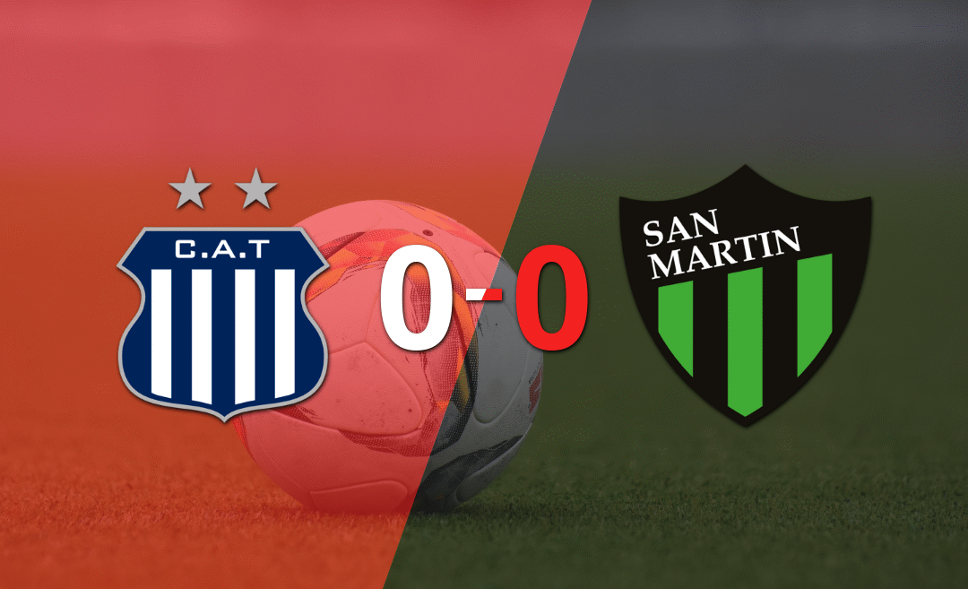 Cero a cero terminó el partido entre Talleres y San Martín (SJ)