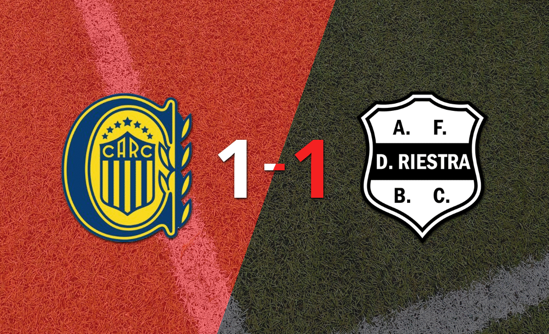 Con un gol agónico, Jonathan Herrera sentenció el empate entre Dep. Riestra y Rosario Central