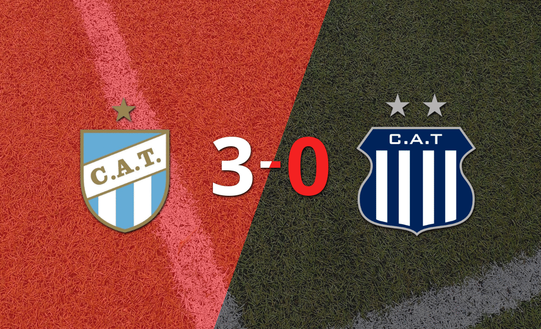 Atlético Tucumán liquidó con una goleada a Talleres por 3 a 0