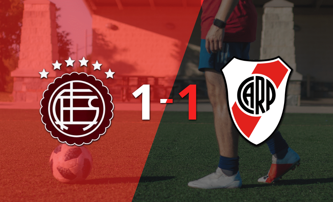 Empate agónico de Lanús ante River Plate con un decisivo gol de Rodrigo Castillo