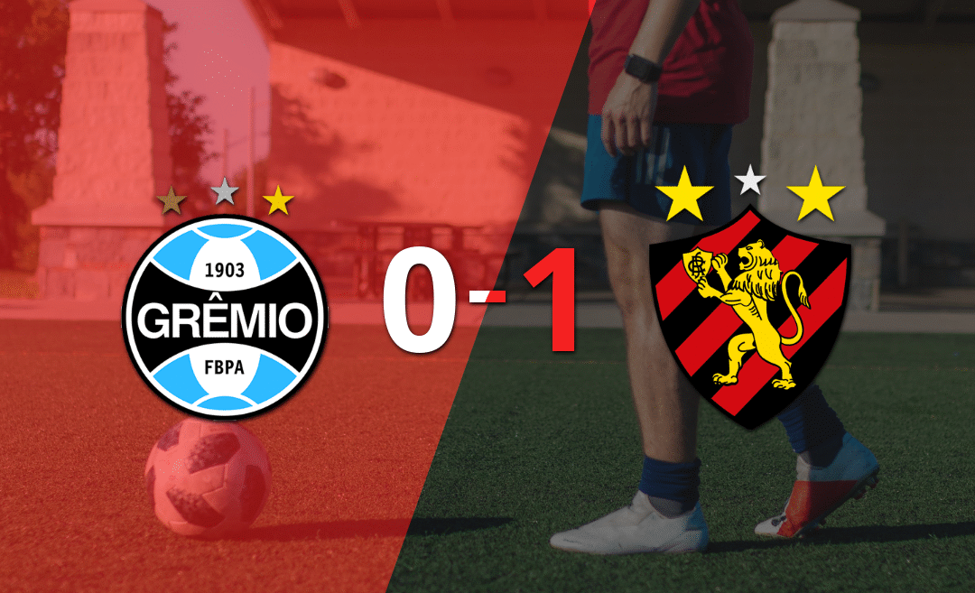 Solitario gol le da triunfo 1-0 a Sport Recife sobre Grêmio