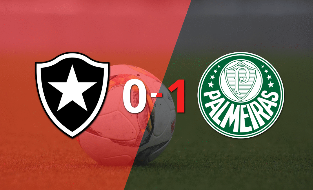 Palmeiras se quedó con la victoria 1-0 ante Botafogo en el estadio el Engenhão