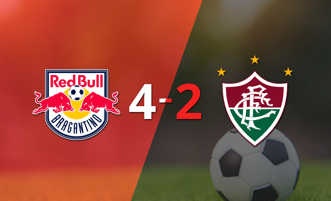 RB Bragantino muestra su poderío y derrota a Fluminense por 4-2