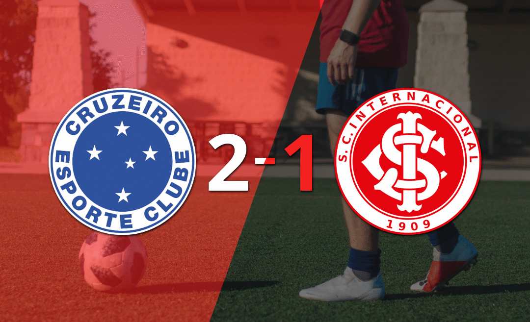 Cruzeiro asegura la victoria al vencer 2-1 a Internacional
