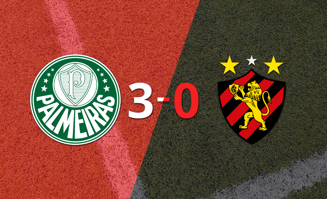 Palmeiras le pasó por encima a Sport Recife con doblete de José Manuel López